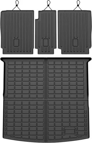 Vista 34 de Forro de carga para Jeep Compass/Patriot 2007-2016 y 2007-2012 Dodge Caliber, alfombras de carga para todo clima para accesorios de Compass
