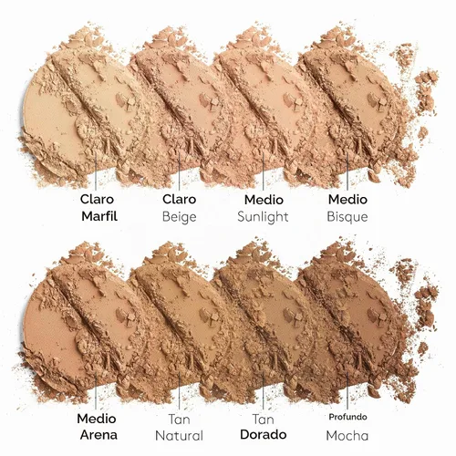 Vista 5 de Colorescience, Natural Finish Pressed Foundation, SPF 20, Medium Sunlight