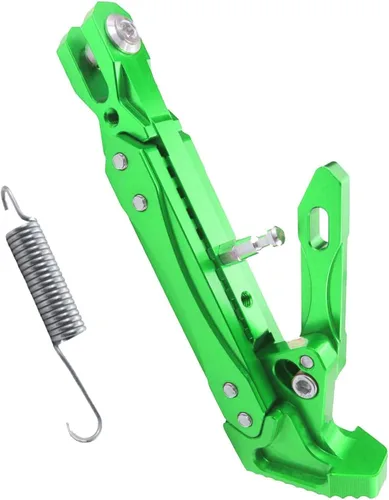 Vista 12 de Caballete universal para motocicleta con soporte lateral ajustable para pie, caballete de estacionamiento para motocicleta eléctrica, soporte