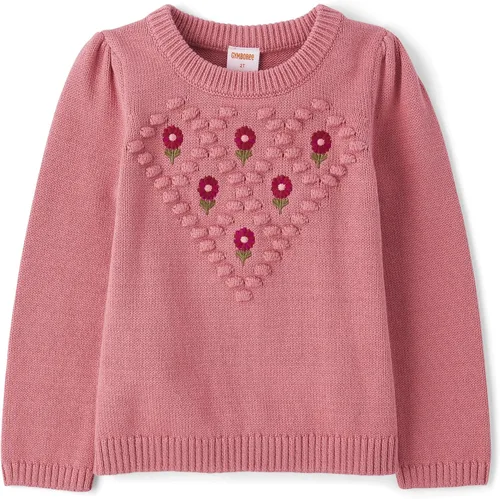 Vista 8 de Gymboree Suéter sin botones de manga larga con cuello redondo para bebés y niños pequeños Negro