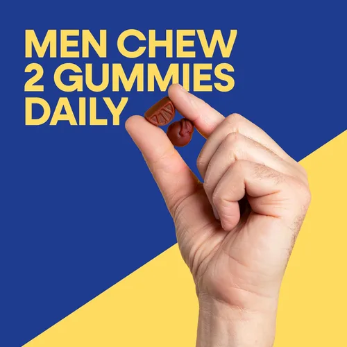 Vista 4 de Nature's Way ¡Alive! Multivitaminas diarias en gomitas para hombres de 50+, apoya la salud del cerebro, los ojos, el corazón*, vitaminas B, sin