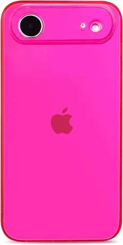 Vista 13 de Compatible con Funda iPhone 14 Pro, Funda Transparente Neón con Cubierta para Lente de Cámara Carcasa para Mujeres y Niñas Delgada Suave Silicona