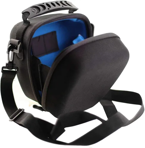 Vista 2 de Navitech Funda protectora negra resistente de EVA con ranuras para tarjetas SD adecuada para la cámara digital Nikon Coolpix P900