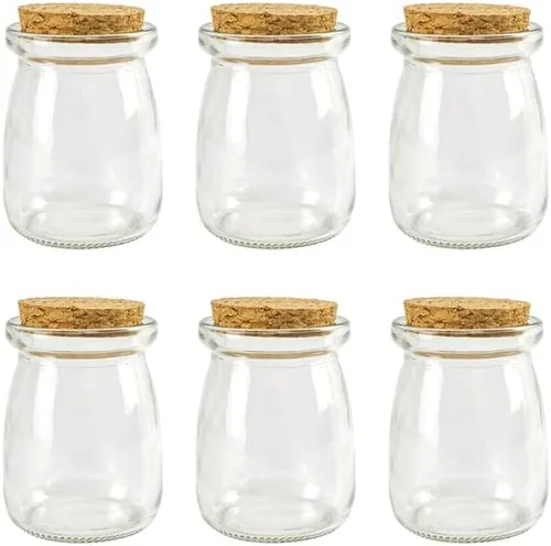 Vista 10 de Tarros de vidrio con forma de zapato de 1.35 onzas con tapas de corcho, botellas de vidrio con corcho, botella de vidrio decorativa con tapón