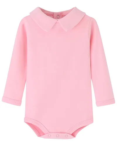 Vista 21 de Teach Leanbh - Body para bebé de algodón, manga larga, color puro, 3 a 24 meses (3 meses, azul bebé)