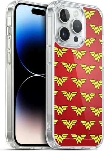 Vista 92 de Head Case Designs Funda de gel suave con licencia oficial de Wonder Woman DC Comics Classic Logos compatible con Apple iPhone 7 Plus/iPhone 8 Plus