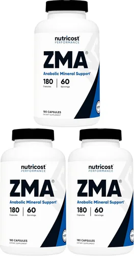 Vista 7 de Nutricost ZMA 180 Cápsulas - Suplemento ZMA sin OMG y sin gluten
