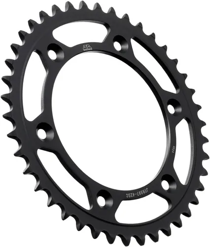 Vista 28 de JT Sprockets 38T Piñón trasero de aluminio, Acero, Negro