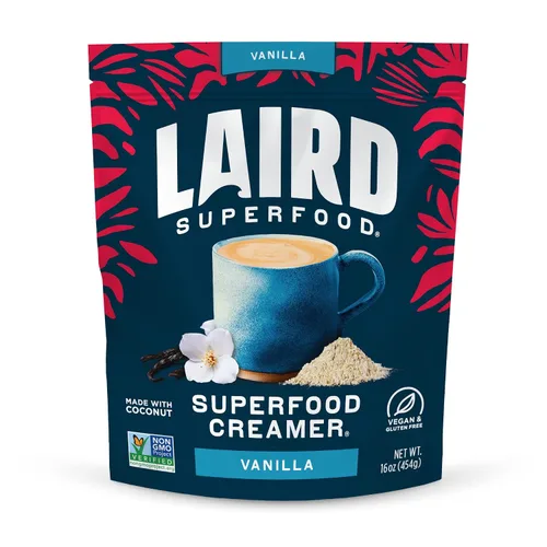 Vista 22 de Laird Superfood Creamer - Crema en polvo sabor a cacao, 8 onzas