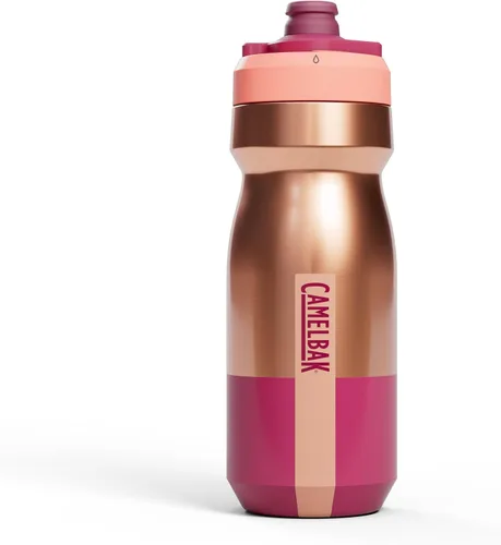 Vista 23 de CamelBak Podium - Botella de agua para bicicleta de acero inoxidable con aislamiento de acero, retención de frío para ciclismo, 12 onzas, color negro