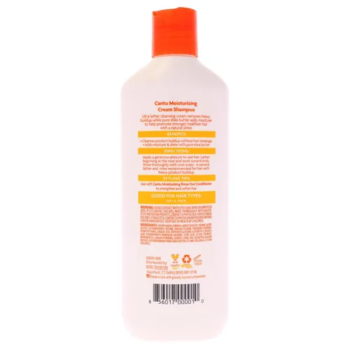 Vista 2 de Cantu Champú Crema Hidratante con Manteca de Karité, 13.5 fl oz