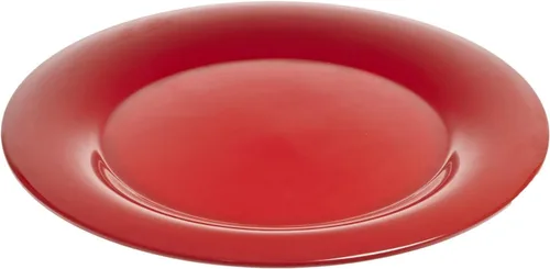Vista 5 de Carlisle platos de borde ancho Sierrus, Rojo, 48