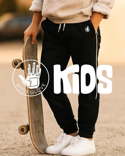 Vista 7 de Body Glove Pantalones de chándal para niños - Paquete de 4 Joggers de Tricot Performance para niños con cordón en la cintura - Pantalones deportivos