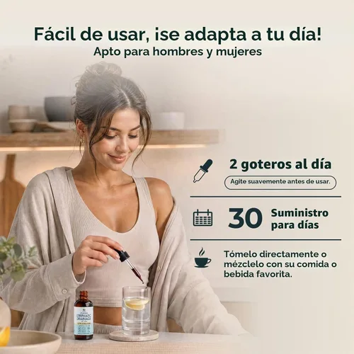 Vista 7 de Gotas de drenaje linfático 26 en 1, soporte antiinflamatorio y linfático