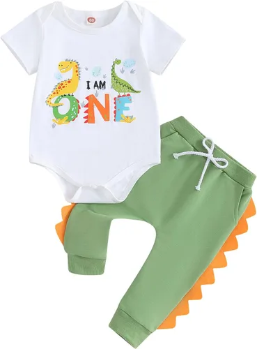 Vista 8 de Traje de cumpleaños para bebé niño de 1 a 5 años, conjunto de camisa y pantalón deportivo, conjunto de 1, 2, 3, 4, 5 años