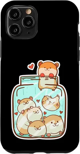 Vista 29 de Hamsters in a Jar Cute Animal Hammy Owner Pet Lover Gift Case for iPhone 17
