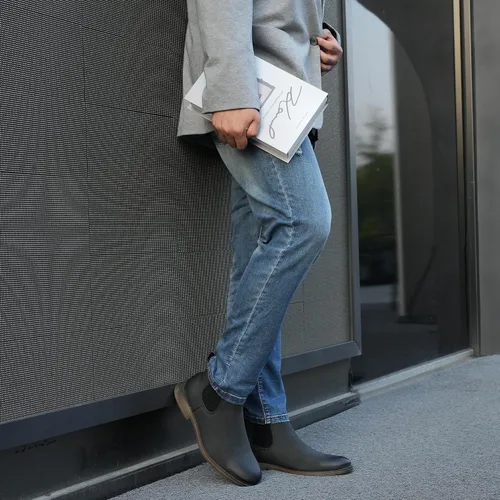 Vista 5 de Hawkwell - Botines Chelsea de estilo casual para hombre