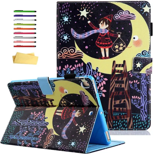 Vista 20 de Funda para Apple iPad 10.2 de 9ª/8ª/7ª generación (2021/2020/2019) con función de encendido y apagado automático, ultra fina y ligera, soporte