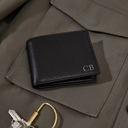 Vista 2 de Leatherology Cartera Bifold para hombre - RFID disponible cartera Rfid talla única