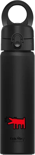 Vista 72 de RHINOSHIELD AquaStand - Botella magnética de 16 onzas, botella de agua aislada de acero inoxidable de boca redonda, botella deportiva con mango