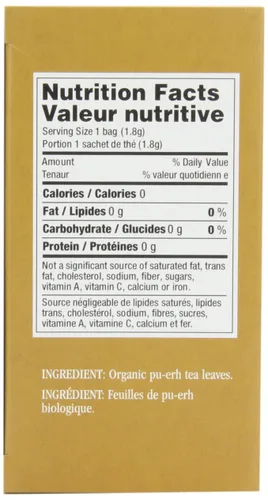 Vista 2 de Imperial Organic Tea, Pu-Erh, 18 bolsas de té (paquete de 4)