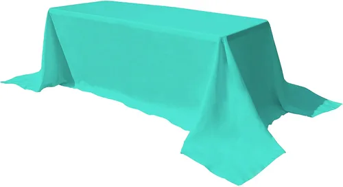 Vista 25 de GEFEII Servilletas de tela de poliéster sólido de 18 x 18 pulgadas para cocina, mantel rectangular cuadrado redondo para bodas, fiestas