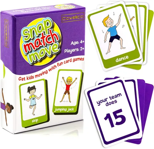 Vista 9 de Tarjetas de movimiento de animales - Juegos activos para niños pequeños y niños, juego a presión, juego y pesca con tarjetas de animales, tarjetas