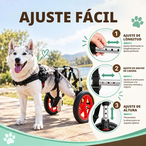 Vista 5 de Silla de ruedas para perro Best Friend Mobility tamaño extra pequeño