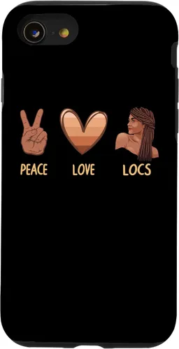 Vista 13 de Funda para iPhone 15 Cool Locs para mujeres y niñas, diseño de melanina negra