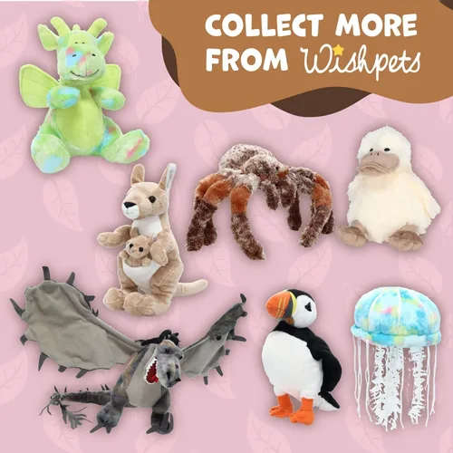 Vista 6 de Wishpets Animal de peluche - Juguete de peluche suave para niños - 10.5" canguro