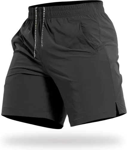 Vista 17 de CANGHPGIN Pantalones cortos deportivos de entrenamiento para hombre de 7 pulgadas / 5 pulgadas, de secado rápido, pantalones cortos de correr