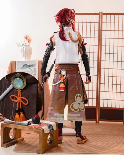 Vista 3 de Nuoqi Beidou Baal Yae Miko Venti - Conjunto completo de disfraces de anime y cosplay para mujer