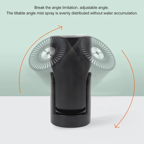 Vista 5 de Mini humidificador portátil, humidificador de aire silencioso, pequeño humidificador de niebla fría, humidificador de escritorio USB para automóvil
