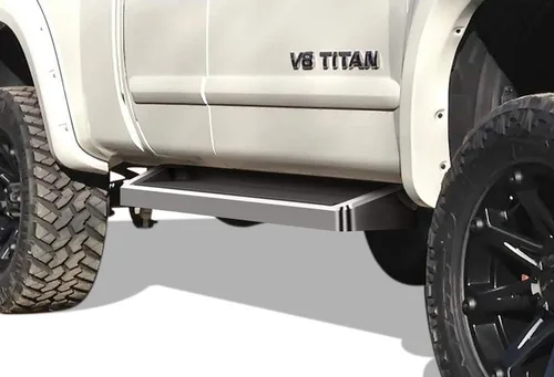 Vista 9 de APS Estribos (barras nerf - escalones laterales - barras de paso) Compatibles con Nissan Frontier 2005-2026 King Cab & Suzuki Equator 2005-2012
