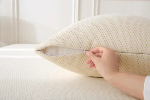 Vista 9 de Paquete de 2 protectores de almohada orgánicos refrescantes de lujo, tamaño King, percal de algodón orgánico, fundas impermeables y transpirables