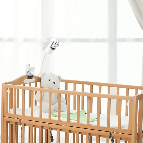 Vista 4 de AOZTSUN Soporte de abrazadera de clip flexible compatible con óptica infantil DXR-8 y DXR-8 PRO Video Baby Monitor Cámara de 15.7 pulgadas Brazo