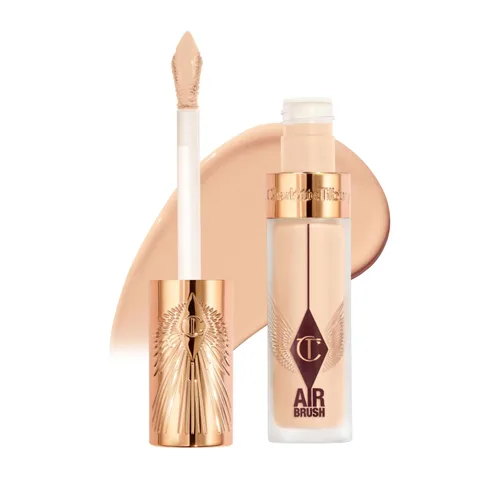 Vista 42 de Charlotte Tilbury AIRbrush Corrector de desenfoque impecable – Corrector para ojeras, manchas y más – Hidratante, cobertura completa con un acabado