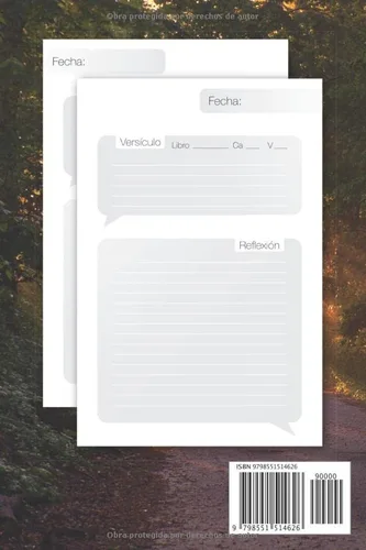 Vista 2 de Diario de Estudio de la Biblia Anota fácilmente y encuentra tus reflexiones personales sobre los más bellos versículos de la Biblia en este