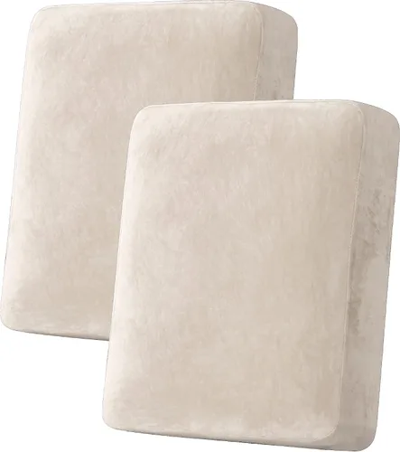 Vista 110 de H.VERSAILTEX Funda de cojín elástica de terciopelo para sofá, funda de cojín de felpa para cojines de silla, protector de muebles, cojín de asiento