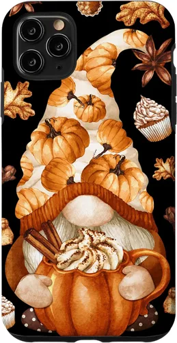 Vista 13 de Cute Fall Yall Pattern Thanksgiving Gnome Love Pumpkin Spice Case for iPhone 17