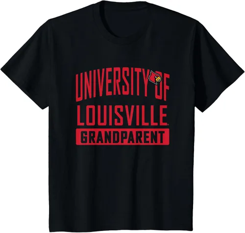 Vista 12 de Louisville Cardinals Grandparent University Camiseta, Negro