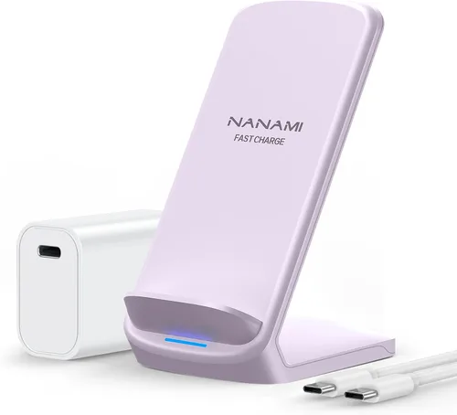 Vista 7 de NANAMI Cargador rápido, soporte de carga inalámbrico máximo de 15 W con Negro
