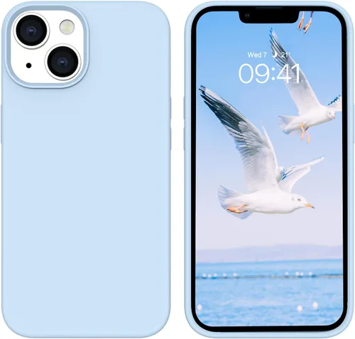 Vista 62 de GUAGUA Funda compatible con iPhone 17 Pro Max de 6.9 pulgadas, silicona líquida, goma de gel suave, delgada, forro de microfibra delgada