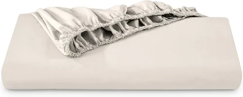 Vista 25 de Bare Home Sábana bajera ajustable 100 % algodón orgánico Twin, tejido de percal crujiente, ligera y transpirable, sábana bajera de bolsillo profundo
