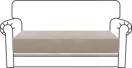 Vista 84 de MAXIJIN Fundas de cojín elásticas de terciopelo para sofá, funda de cojín suave de repuesto para sofá de dos plazas, protector de asiento