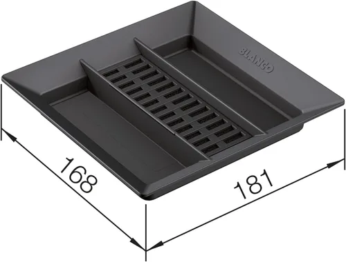 Vista 4 de BLANCO 524219 Active Bio - Tapa para cubeta de 6 litros, adecuada para sistemas de residuos Select y FLEXON II, color gris, 6 litros-Eimer