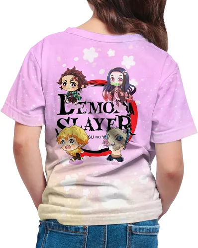 Vista 2 de KXQWB Youth Anime T-Shirts BoyGirl 3D Printed Cospaly Short Sleeve Teenage Novelty Shirt Chirld Kawaii Tee