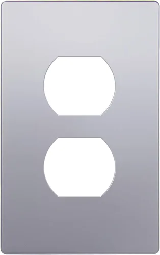 Vista 61 de ENERLITES Placa de pared dúplex para tomacorriente para receptáculos, cubierta de toma de corriente eléctrica jumbo, acabado brillante, de gran Negro