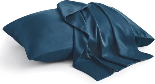 Vista 21 de BEDELITE - Juego de 2 fundas de almohada con solapa, tamaño estándar, rayón de bambú, frescas, suaves y transpirables, para personas calurosas