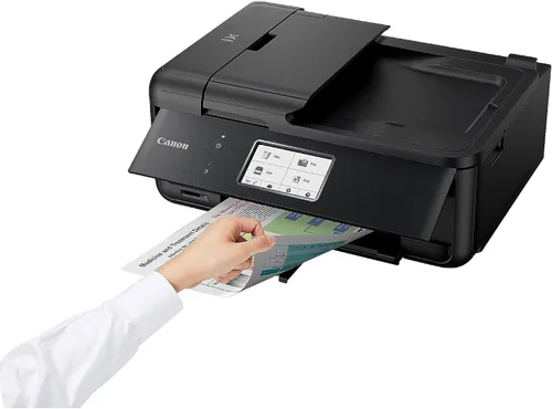 Vista 4 de Canon TR8520 Impresora todo en uno para oficina en casa Inalámbrica Impresión móvil Impresión de fotos y documentos, compatible